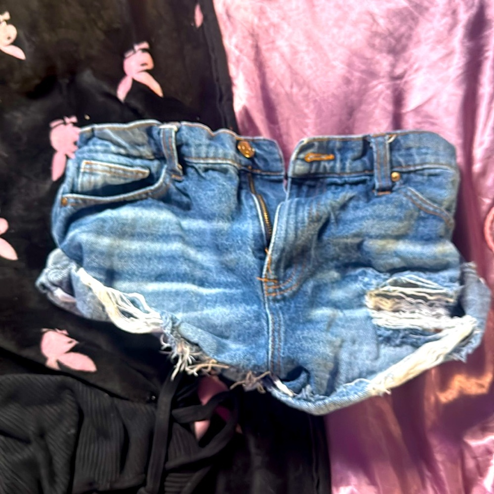 Denim  ripped Shorts